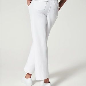 Spanx Stretch Twill Wide Leg Cropped Pant